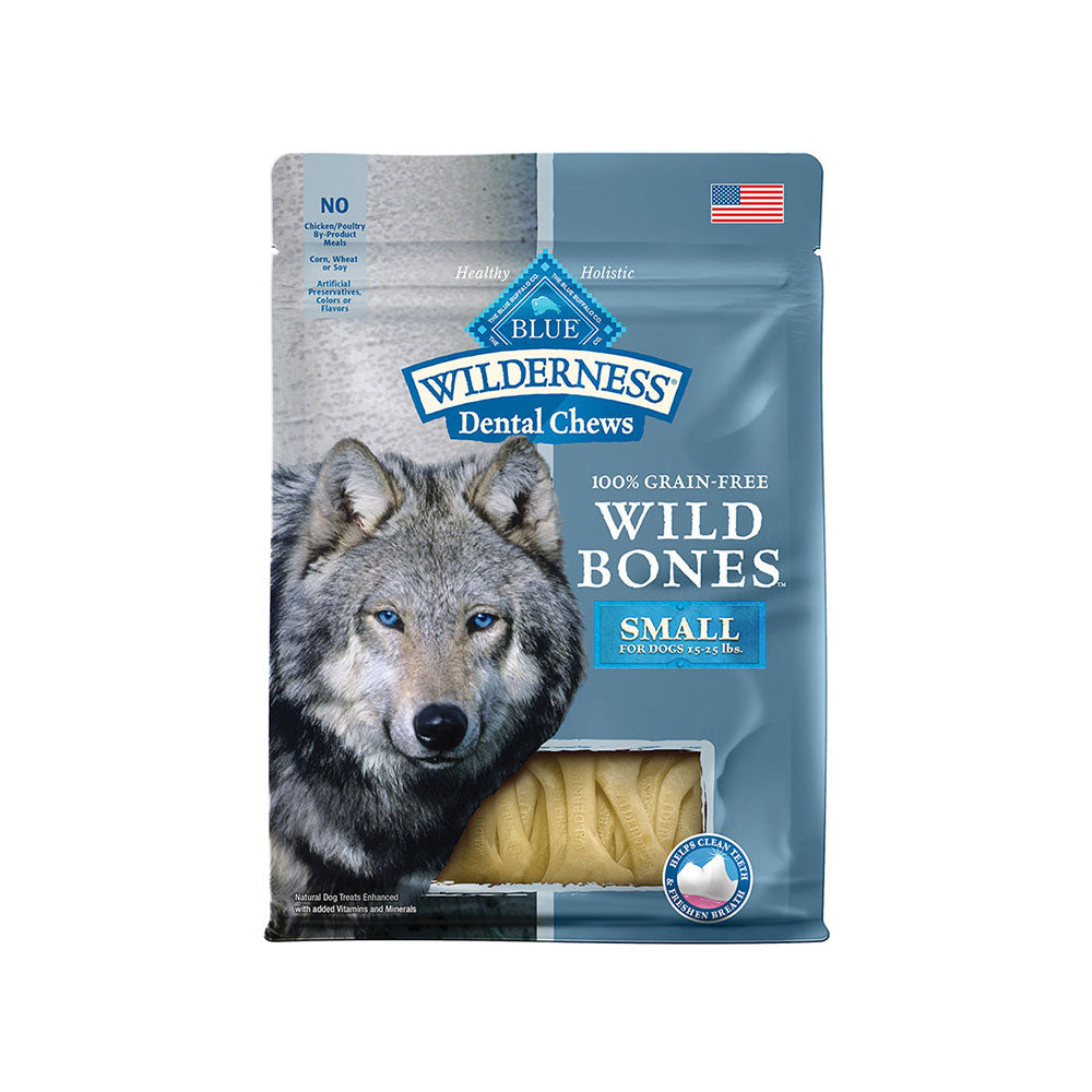 Blue wilderness wild bones grain free dental clearance chews