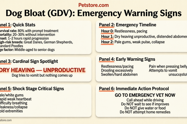 Dog Bloat Symptoms: Emergency Warning Signs of GDV