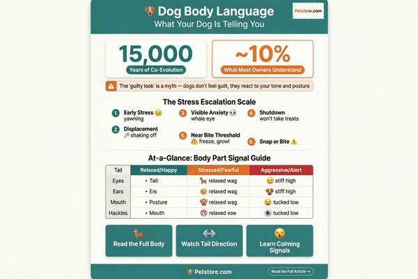 Dog Body Language Infographic: What Your Dog Is Telling You — Petstore.com