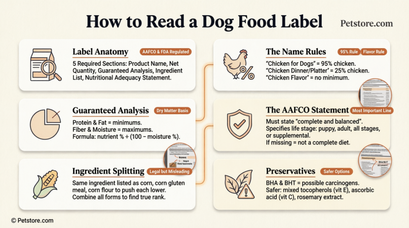 How to Read a Dog Food Label — petstore.com