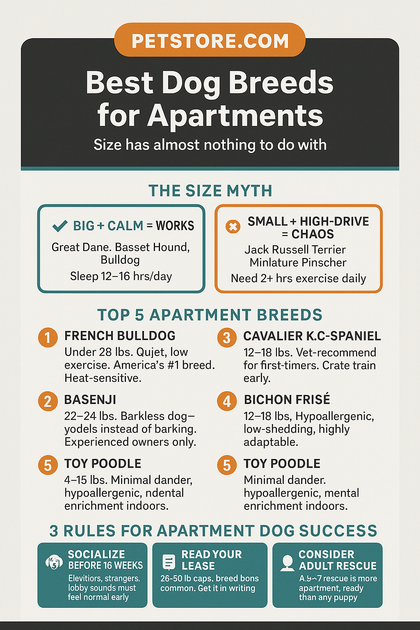 Best Dog Breeds for Apartments — petstore.com