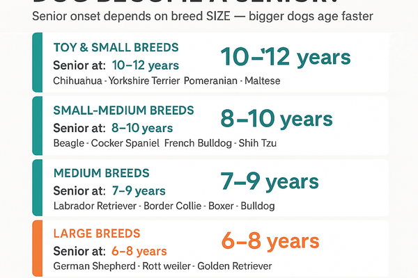 When Does Your Dog Become a Senior? Age by Breed Size — Petstore.com