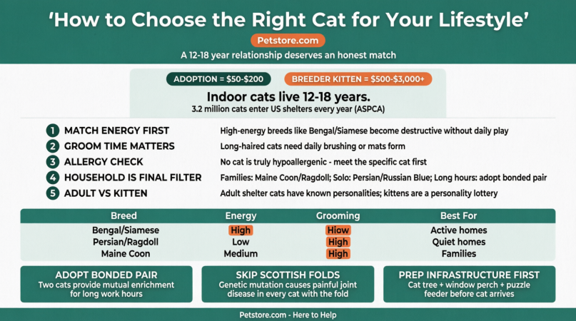 How to Choose the Right Cat for Your Lifestyle