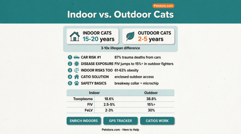 Indoor vs Outdoor Cats: Pros, Cons and Safety