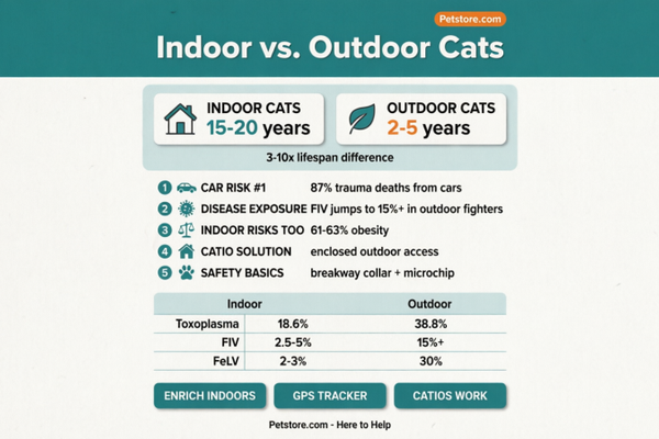 Indoor vs Outdoor Cats: Pros, Cons and Safety