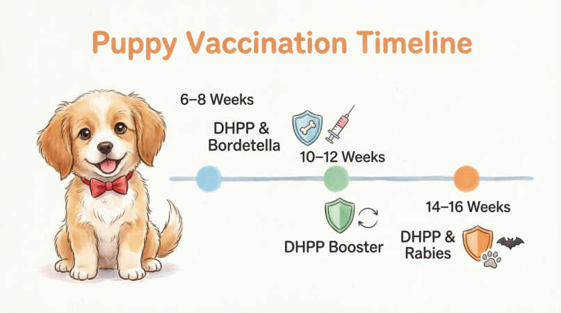 Puppy Vaccination Timeline Week by Week — petstore.com