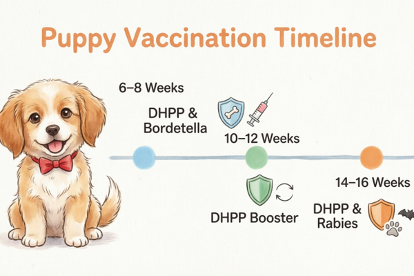 Puppy Vaccination Timeline Week by Week — petstore.com