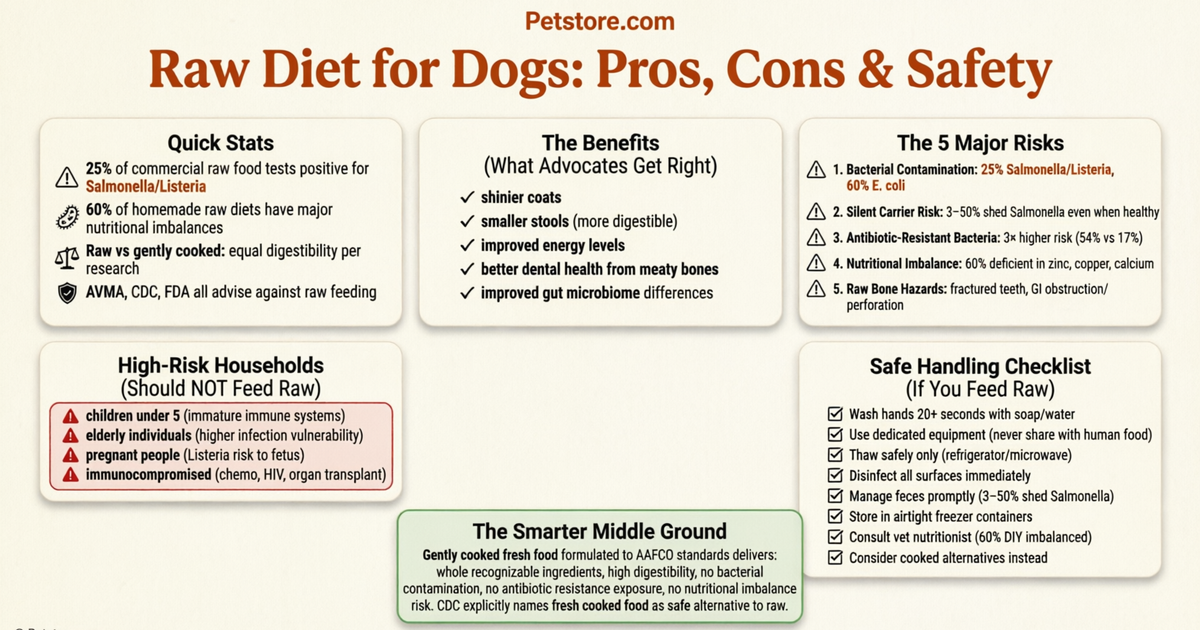 Raw Diet for Dogs: Pros, Cons & Safety — petstore.com