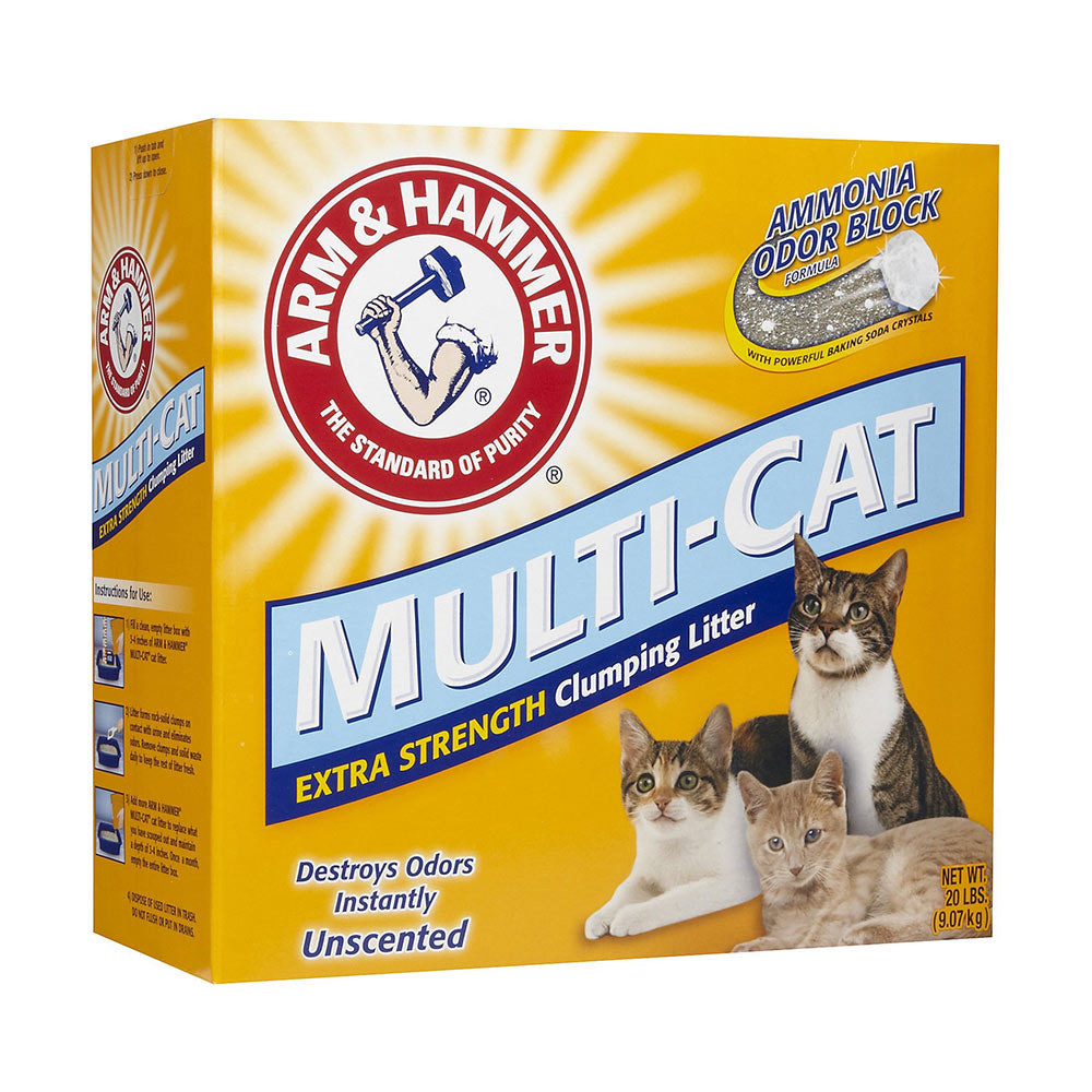 Arm & Hammer Multi-Cat Clumping Litter, 40lb