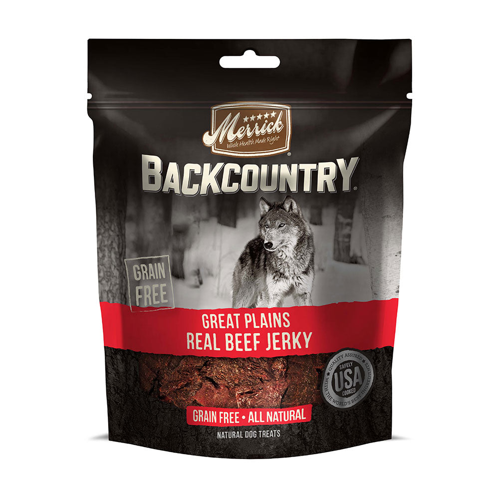 Merrick Backcountry Great Plains Grain Free Real Beef Jerky Dog Treats Merrick Backcountry Great Plains Grain Free Real Beef Jerky Dog Treats