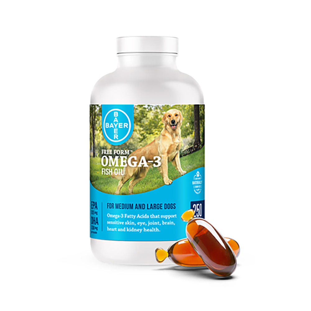 Elanco Free Form™ Omega-3 Snip Tips Medium and Large Dog Capsules