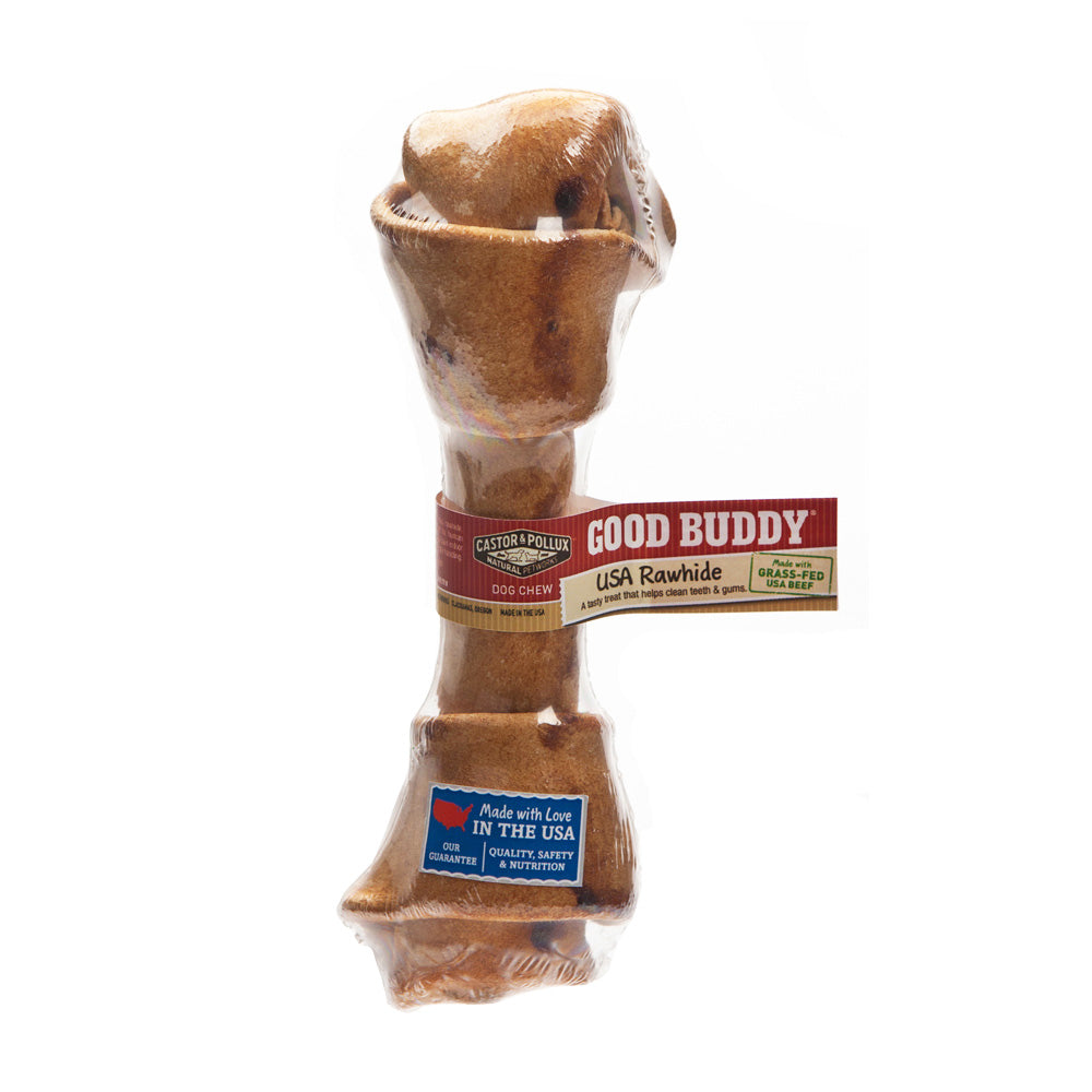 Castor Pollux® Good Buddy® USA Rawhide Bone With Natural Chicken