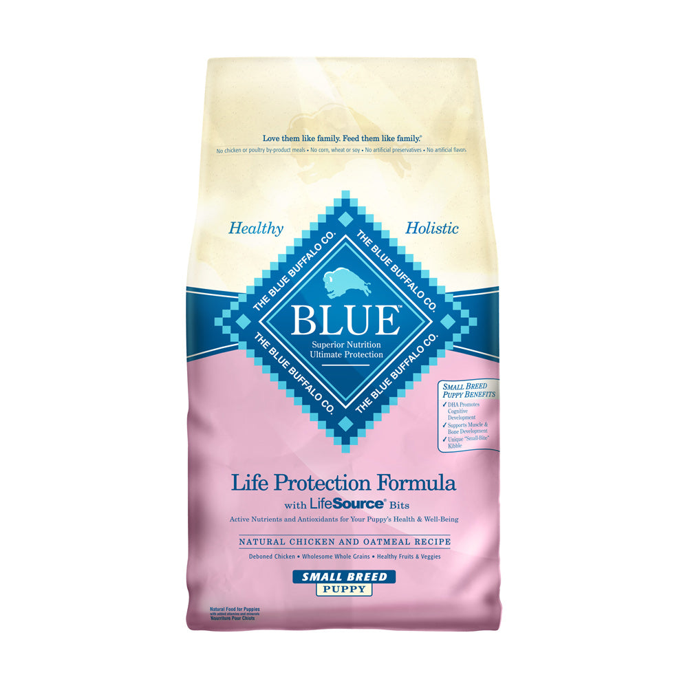 Blue Buffalo Life Protection Formula Small Breed Puppy Chicken & Oatmeal Recipe Dry Dog Food (6 lb)