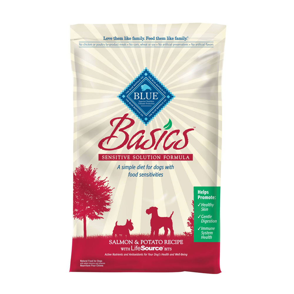 Blue Buffalo Basics Adult Grain-Free Salmon & Potato Recipe Dry Dog Food 22lb